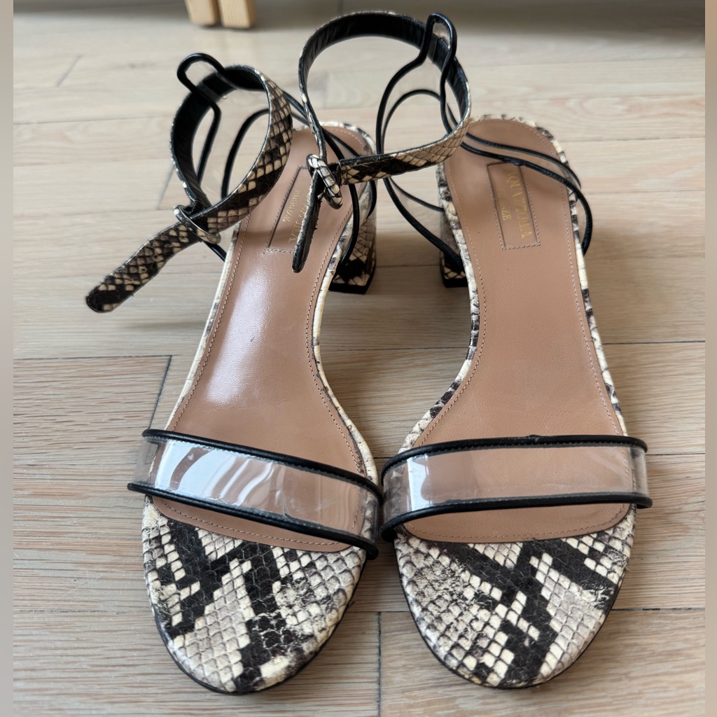Aquazzura Snakeskin Women's Sandals
